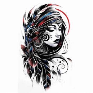 native-sacred-tattoo-neotraditional-vintage-influence-for-upper-chest – tattoo design ideas free ai generated – Gallery: native-american-women-inkby-ai