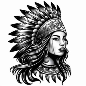 native-dance-tattoo-realism-digital-realism-for-lower-arm – tattoo design ideas free ai generated – Gallery: native-american-women-inkby-ai