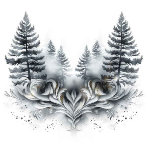 geometric-motifs – tattoo design ideas free ai generated – unending – for-shoulder – Gallery: nature-and-geometry-inkby-ai