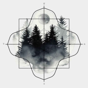 geometric-plant-patterns – tattoo design ideas free ai generated – cosmic-order – for-toe – Gallery: nature-and-geometry-inkby-ai
