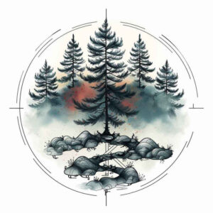 geometric-symmetry – tattoo design ideas free ai generated – elaborate – for-back-shoulder – Gallery: nature-and-geometry-inkby-ai