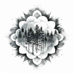 geometry-and-light – tattoo design ideas free ai generated – orderly – for-forearm – Gallery: nature-and-geometry-inkby-ai