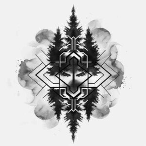 natural-forms – tattoo design ideas free ai generated – radiating-symmetry – for-arm – Gallery: nature-and-geometry-inkby-ai