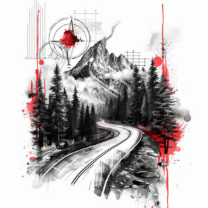 nature-and-geometry – tattoo design ideas free ai generated – intricate-web – for-outer-arm – Gallery: nature-and-geometry-inkby-ai