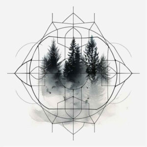 nature-and-geometry – tattoo design ideas free ai generated – ornamental-web – for-forearm – Gallery: nature-and-geometry-inkby-ai