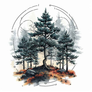 symmetry-and-nature – tattoo design ideas free ai generated – circle-segments – for-inner-arm – Gallery: nature-and-geometry-inkby-ai