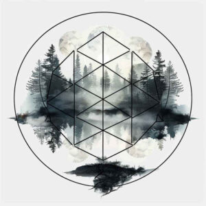 nature-and-geometry tattoo design ideas Surrealism unconscious imagery golden ratio for neck