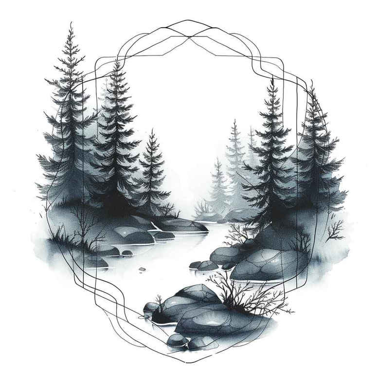 animal-tattoo – tattoo design ideas free ai generated – realism-illusion-of-depth – for-back-shoulder – Gallery: nature-inkby-ai