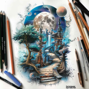 artistic-nature-tattoo-for-men – tattoo design ideas free ai generated – surrealism-mystical – for-ankle – Gallery: nature-inkby-ai