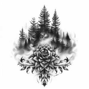 bird-tattoo – tattoo design ideas free ai generated – surrealism-phantasmagoric – for-heel – Gallery: nature-inkby-ai