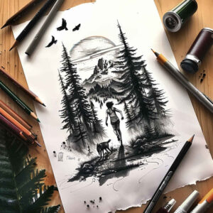 detailed-nature-tattoo – tattoo design ideas free ai generated – neotraditional-classic-motifs – for-ribs – Gallery: nature-inkby-ai