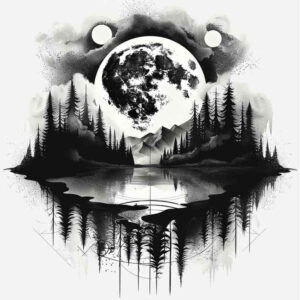 detailed-nature-tattoo – tattoo design ideas free ai generated – realism-smooth-complexion – for-stomach – Gallery: nature-inkby-ai