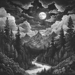 detailed-nature-tattoo – tattoo design ideas free ai generated – surrealism-imaginative – for-shin – Gallery: nature-inkby-ai