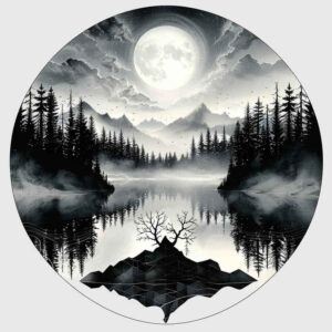 detailed-nature-tattoo – tattoo design ideas free ai generated – surrealism-impossible-forms – for-knee – Gallery: nature-inkby-ai