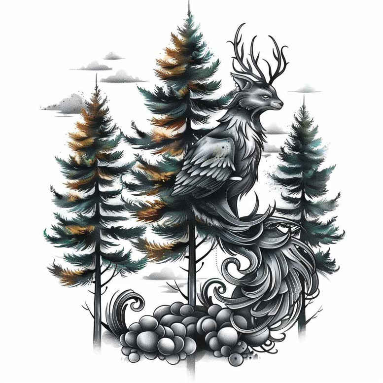 earth-tattoo – tattoo design ideas free ai generated – realism-naturalistic – for-elbow – Gallery: nature-inkby-ai