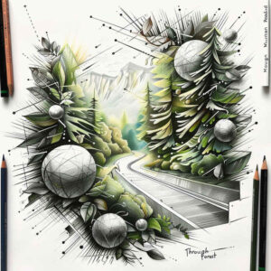 earth-tattoo – tattoo design ideas free ai generated – surrealism-transcendent – for-lower-back – Gallery: nature-inkby-ai