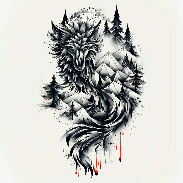 fauna-tattoo – tattoo design ideas free ai generated – neotraditional-classic-motifs – for-upper-shoulder – Gallery: nature-inkby-ai