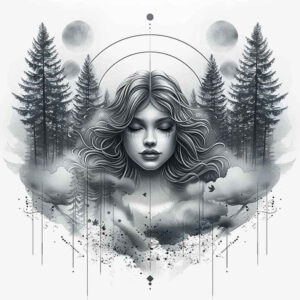 fauna-tattoo – tattoo design ideas free ai generated – neotraditional-color-overlays – for-ankle – Gallery: nature-inkby-ai