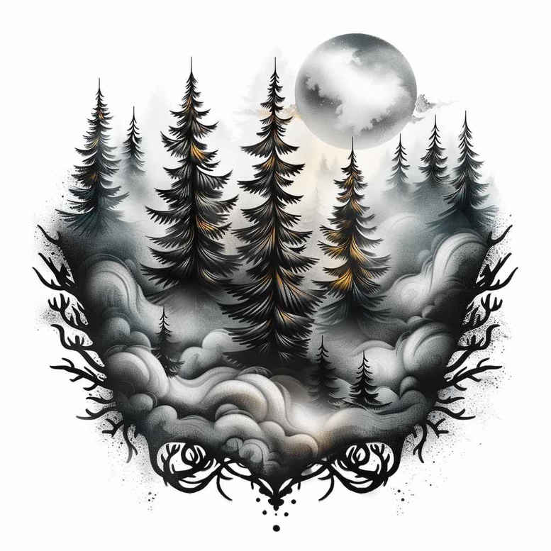 fire-tattoo – tattoo design ideas free ai generated – realism-realistic-wrinkles – for-lower-back – Gallery: nature-inkby-ai