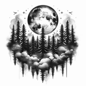 flora-tattoo – tattoo design ideas free ai generated – neotraditional-vivid-detail – for-knee – Gallery: nature-inkby-ai