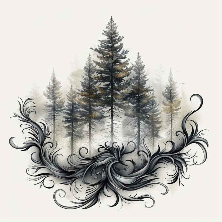flying-insect-tattoo – tattoo design ideas free ai generated – surrealism-morphic – for-upper-chest – Gallery: nature-inkby-ai