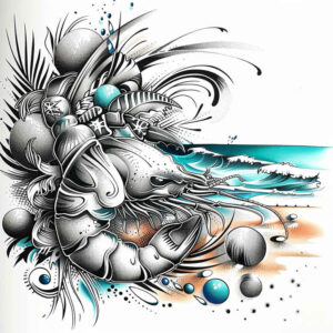 for-women – tattoo design ideas free ai generated – realism-photo-ink – for-calf – Gallery: nature-inkby-ai