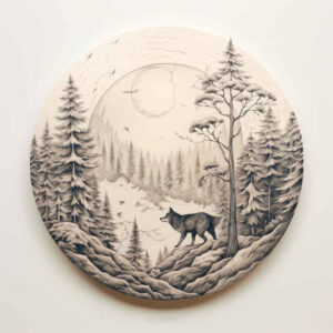 forest-path-tattoo – tattoo design ideas free ai generated – realism-studio-quality – for-ribs – Gallery: nature-inkby-ai