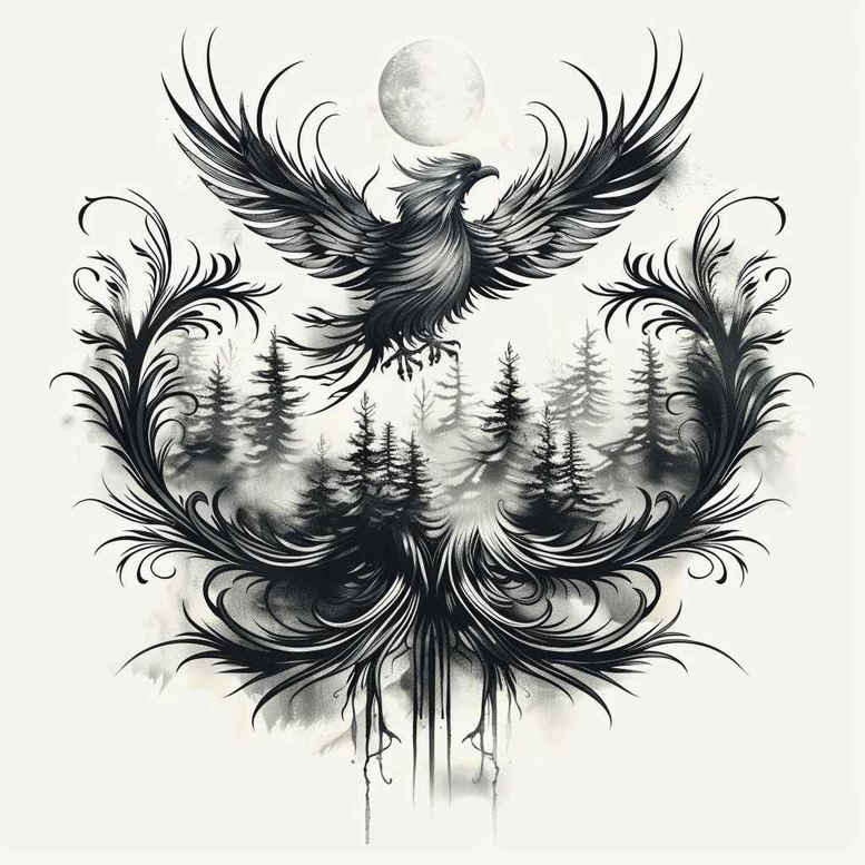 insect-tattoo – tattoo design ideas free ai generated – neotraditional-accent-shading – for-scapula – Gallery: nature-inkby-ai