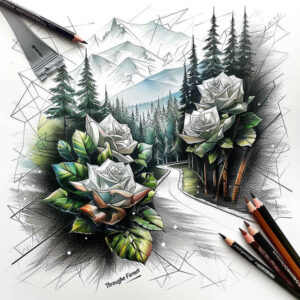 mist-tattoo – tattoo design ideas free ai generated – realism-full-detail – for-ankle – Gallery: nature-inkby-ai