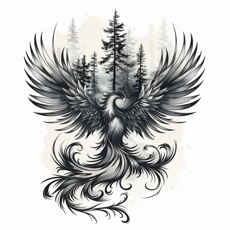 nature-tattoo – tattoo design ideas free ai generated – neotraditional-layered-color – for-hand – Gallery: nature-inkby-ai