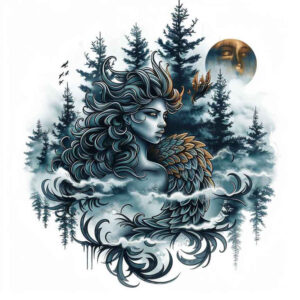 plant-tattoo – tattoo design ideas free ai generated – realism-volume-effect – for-foot – Gallery: nature-inkby-ai