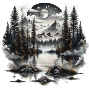 rock-tattoo – tattoo design ideas free ai generated – realism-clean-background – for-abdomen – Gallery: nature-inkby-ai