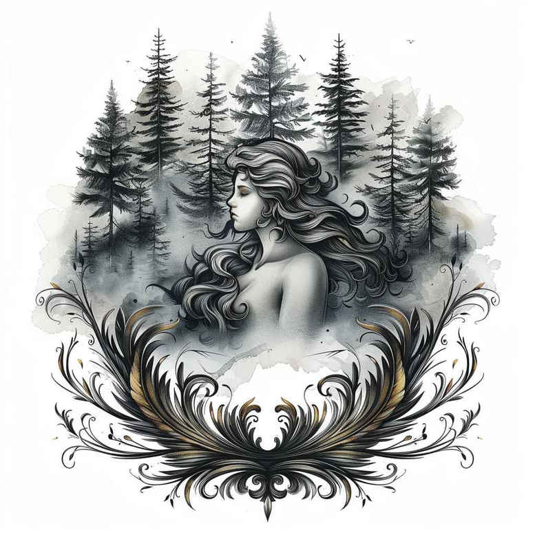 root-tattoo – tattoo design ideas free ai generated – neotraditional-modern-classic – for-shoulder – Gallery: nature-inkby-ai