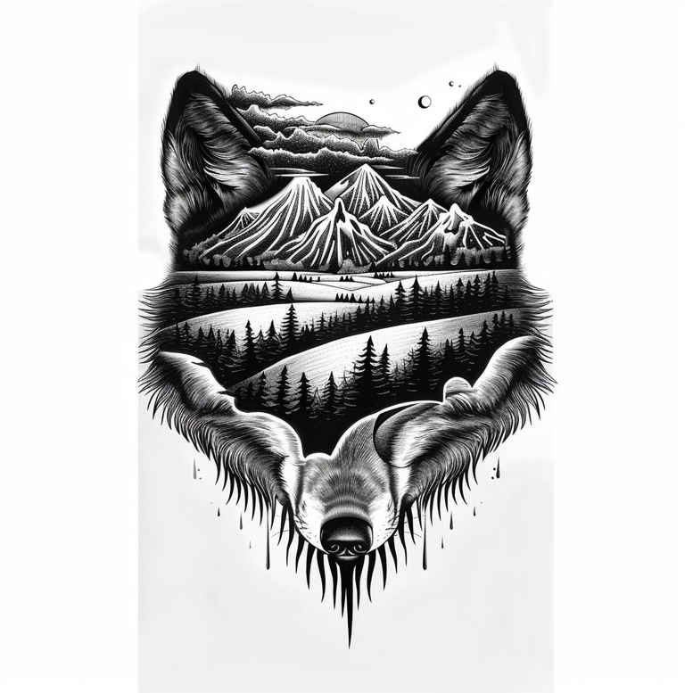 root-tattoo – tattoo design ideas free ai generated – realism-skin-realism – for-scapula – Gallery: nature-inkby-ai