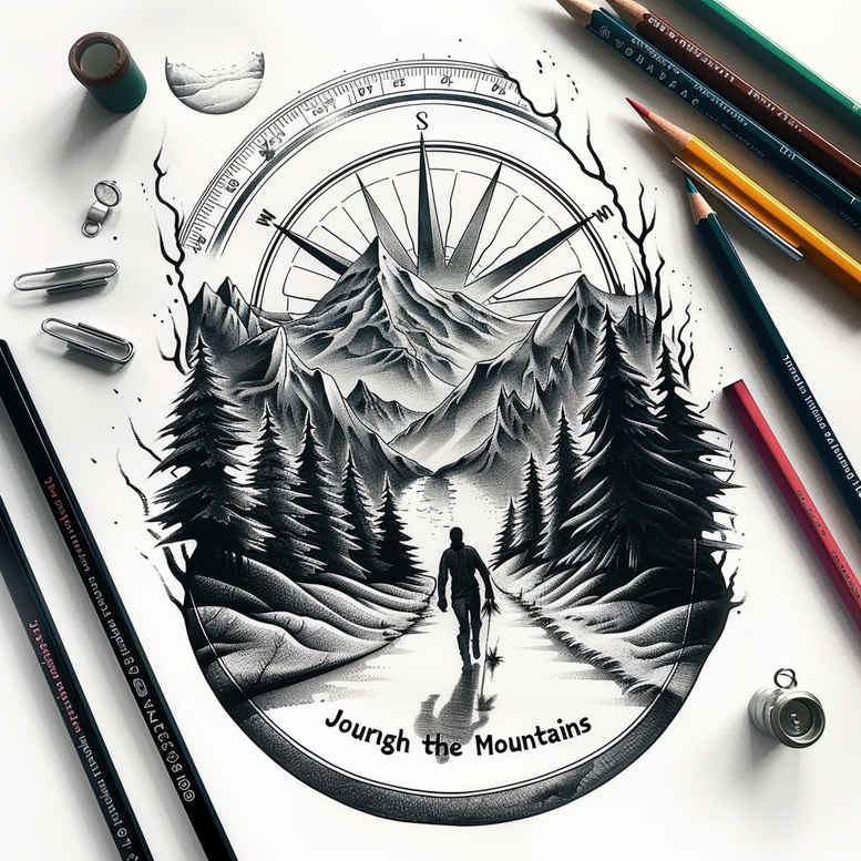 sea-tattoo – tattoo design ideas free ai generated – realism-light-reflections – for-hand – Gallery: nature-inkby-ai
