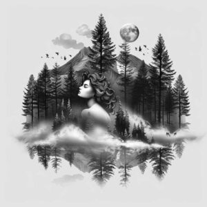star-tattoo – tattoo design ideas free ai generated – neotraditional-bold-texture – for-hip – Gallery: nature-inkby-ai