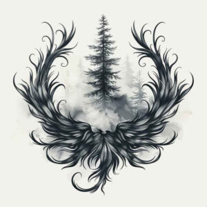 star-tattoo – tattoo design ideas free ai generated – neotraditional-vivid-gradients – for-side – Gallery: nature-inkby-ai