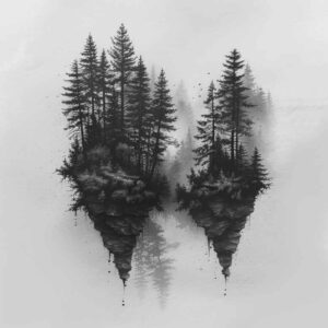 star-tattoo – tattoo design ideas free ai generated – realism-minimal-grain – for-back – Gallery: nature-inkby-ai
