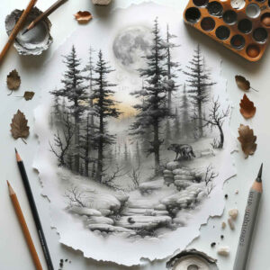 sun-tattoo – tattoo design ideas free ai generated – surrealism-fluid-forms – for-collarbone – Gallery: nature-inkby-ai