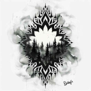 nature tattoo design ideas enhanced shading botanical art for full back