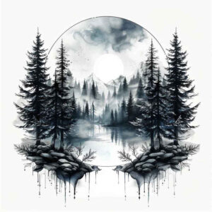 nature tattoo design ideas Realism inner glow delicate for toe