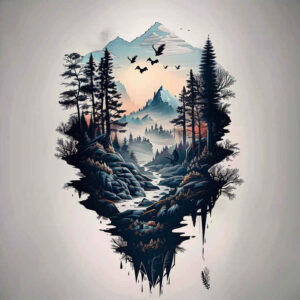 nature tattoo design ideas modern classic delicate stands for determination