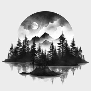 nature tattoo design ideas elaborate detailed for back shoulder
