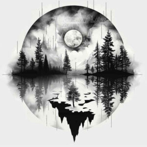 nature tattoo design ideas true rendering detailed leaves for hip