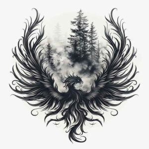 nature tattoo design ideas refined lines detailed leaves symbolising resilience