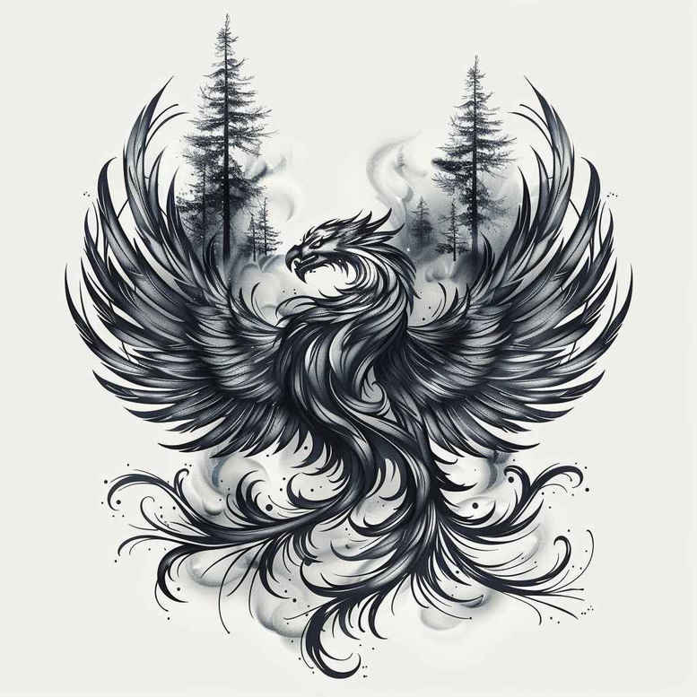 nature tattoo design ideas Neotraditional sharp edges detailed represents endurance