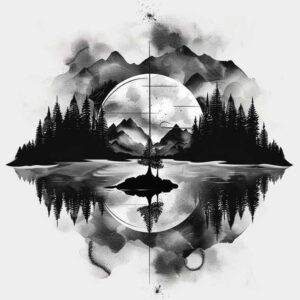 nature tattoo design ideas layered shading earthy for wrist