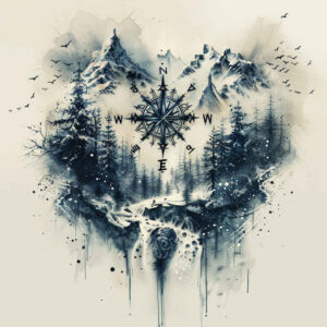 nature tattoo design ideas color richness ecosystem embodying perseverance