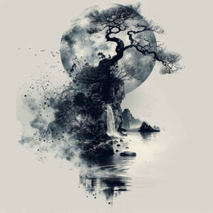 nature tattoo design ideas layered inks fauna for lower back