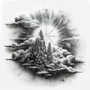 nature tattoo design ideas Realism full detail flowing for ankle